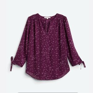 Monday Fun - Amiyah Tie Sleeve Blouse - size L